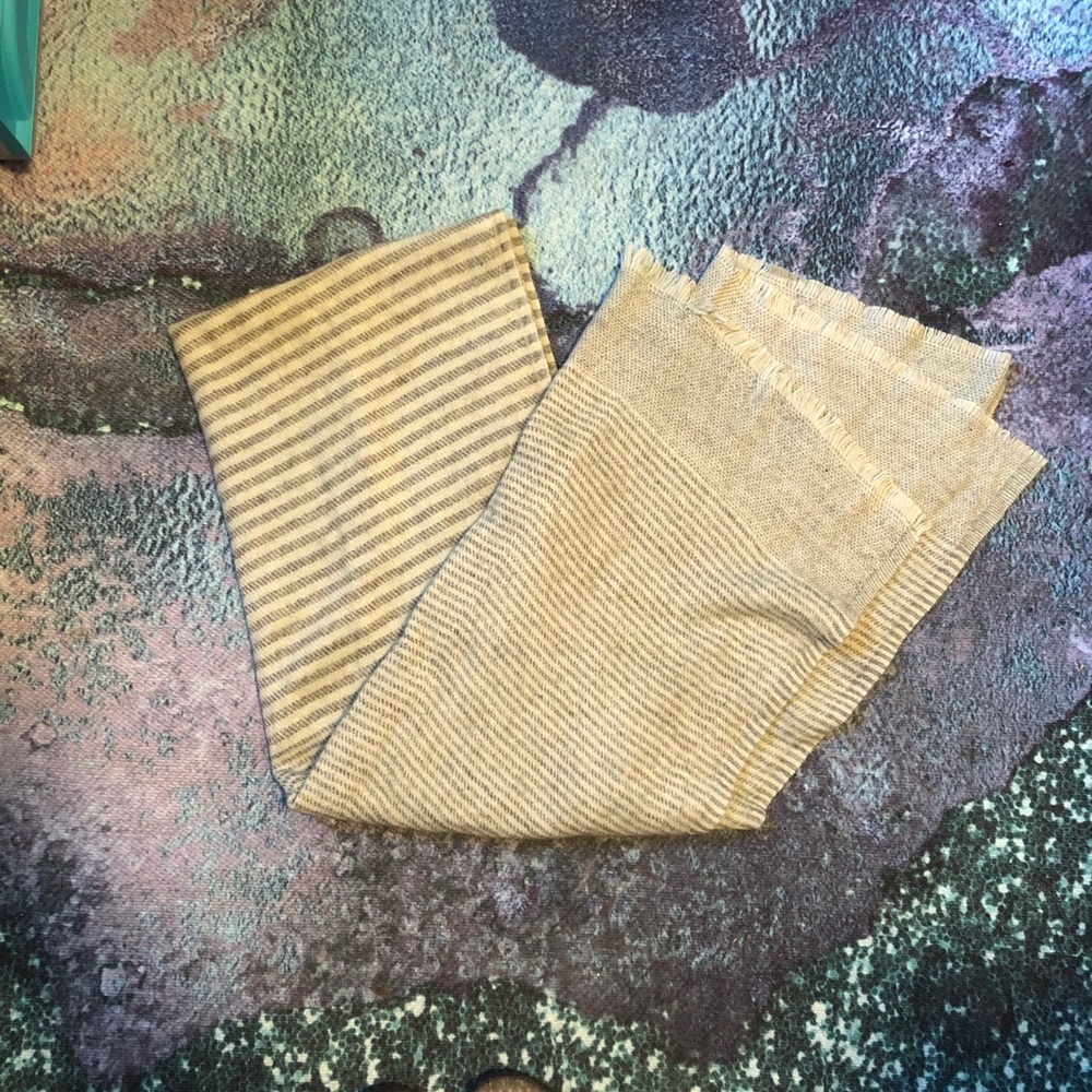 Super Soft Sage Green Stripped Scarf